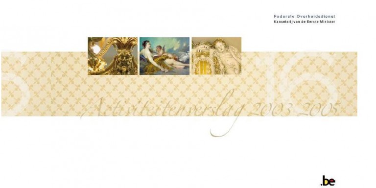 cover activiteitenverslag 2003-2005